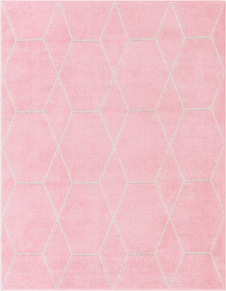 Detail image of 6' x 6' Trellis Frieze Square Rug