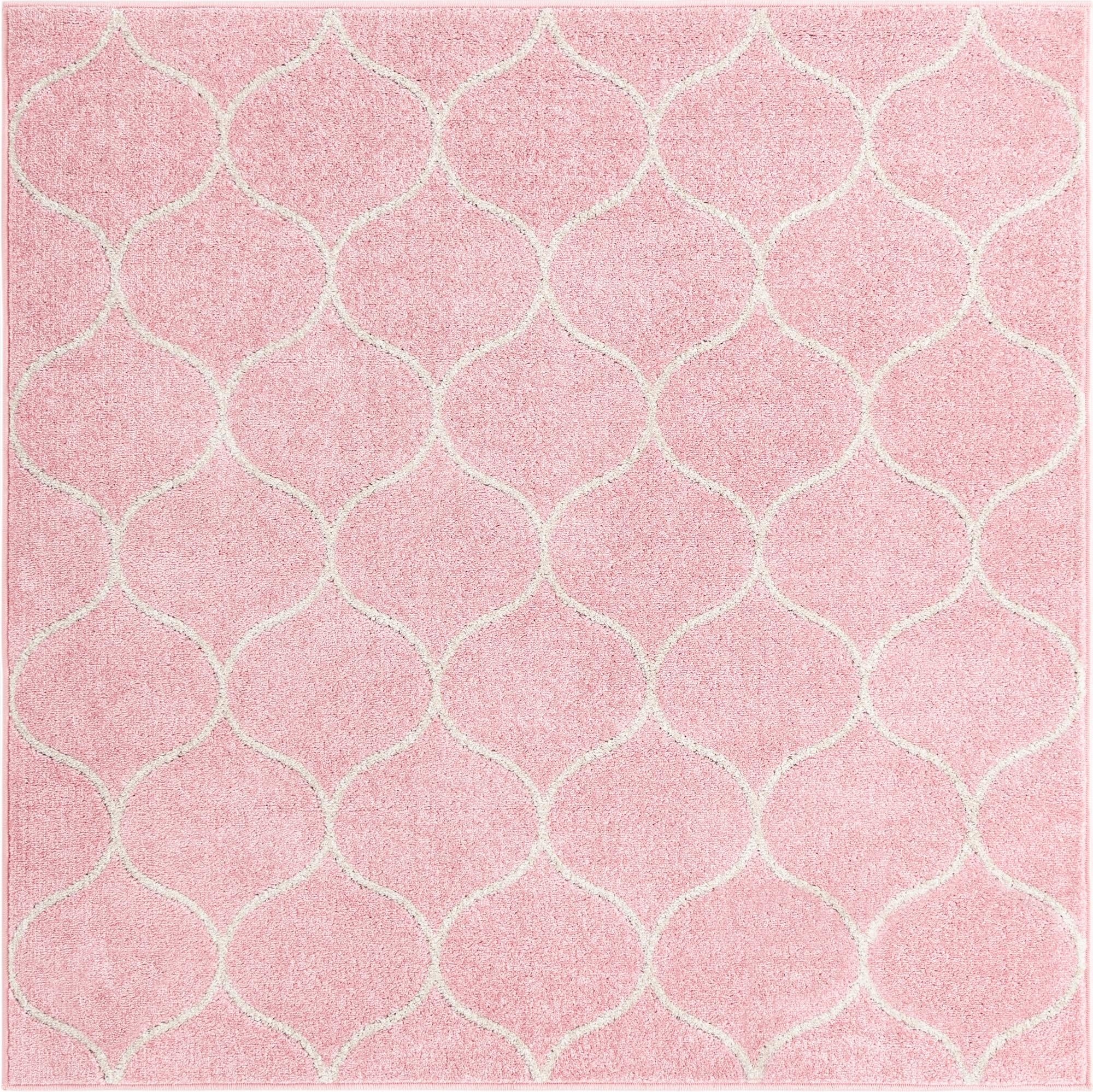 Primary image 5' 3 x 5' 3 Trellis Frieze Square Rug