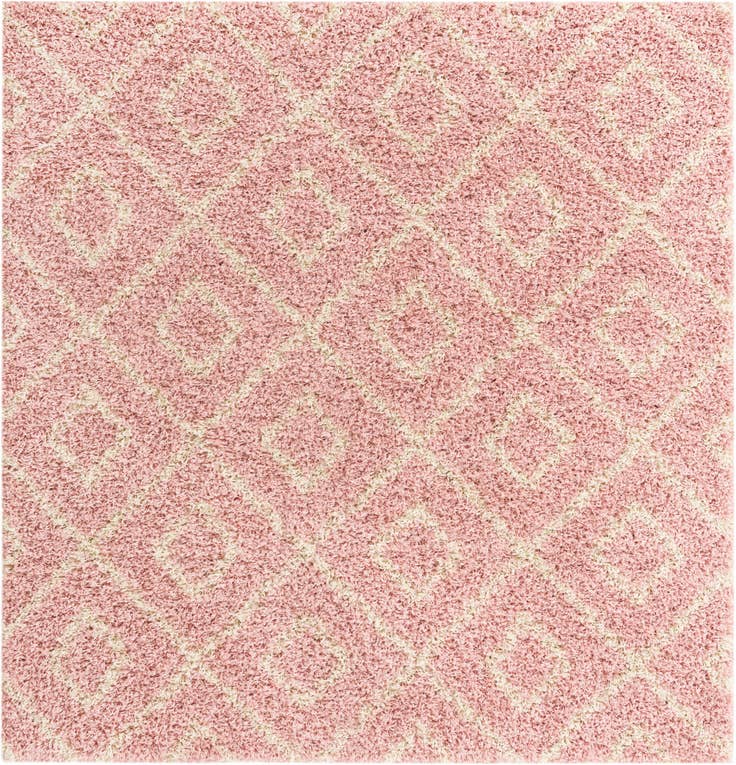 Detail image of 5' 3 x 5' 3 Trellis Shag Square Rug