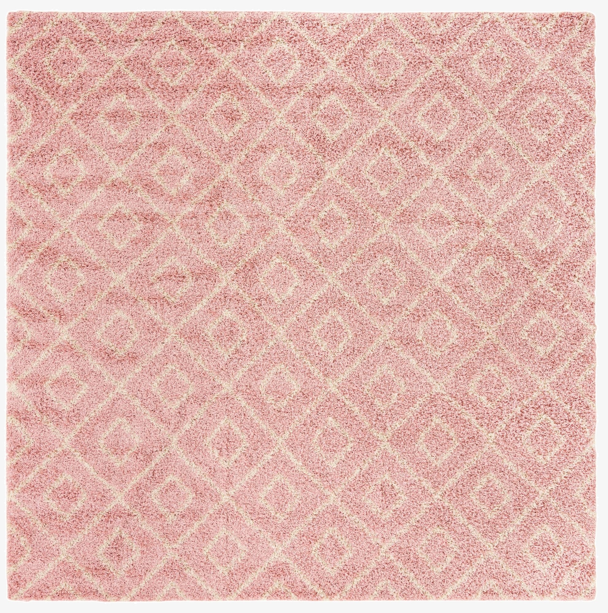10' x 10' Trellis Shag Square Rug