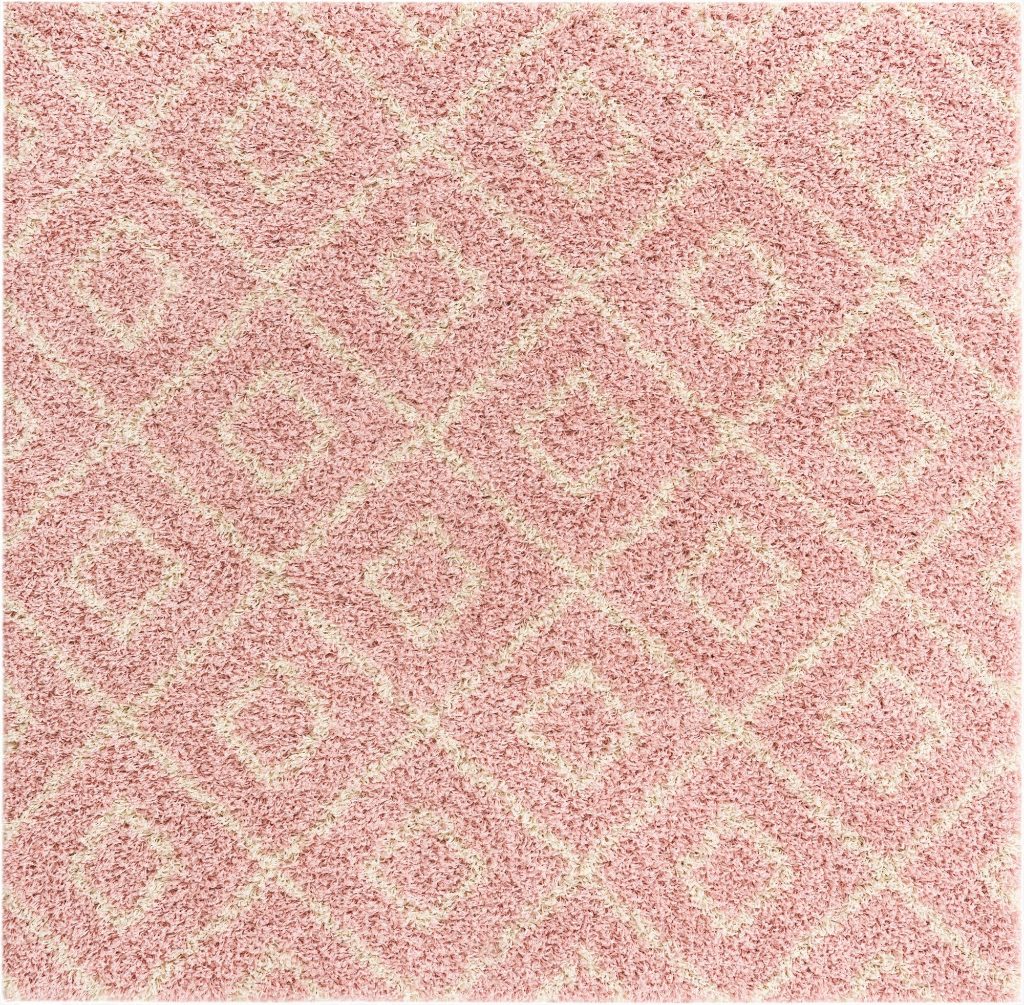 3' 3 x 3' 3 Trellis Shag Square Rug