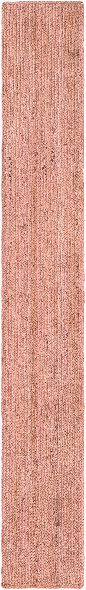 1' 2 x 10'  Hand Braided Jute Table Runner Rug