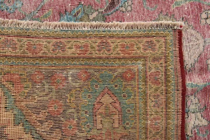 9' 6 x 13' Hand Knotted Ultra Vintage Persian Wool Rug