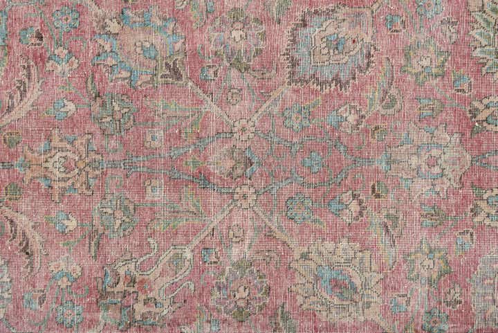 9' 6 x 13' Hand Knotted Ultra Vintage Persian Wool Rug