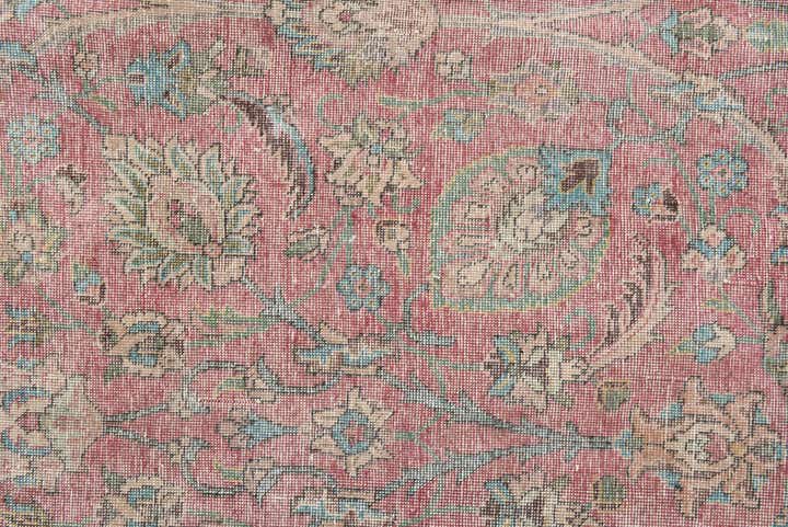 9' 6 x 13' Hand Knotted Ultra Vintage Persian Wool Rug