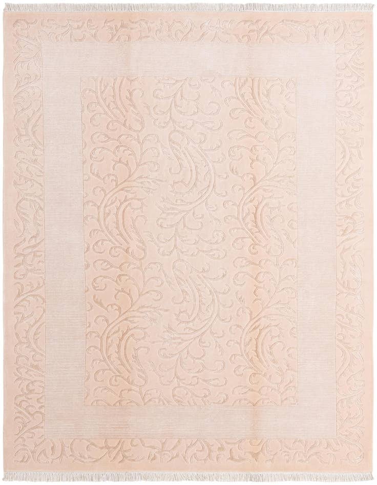Detail image of 6' 8 x 9' 7 Hand Knotted Darya Wool Rug