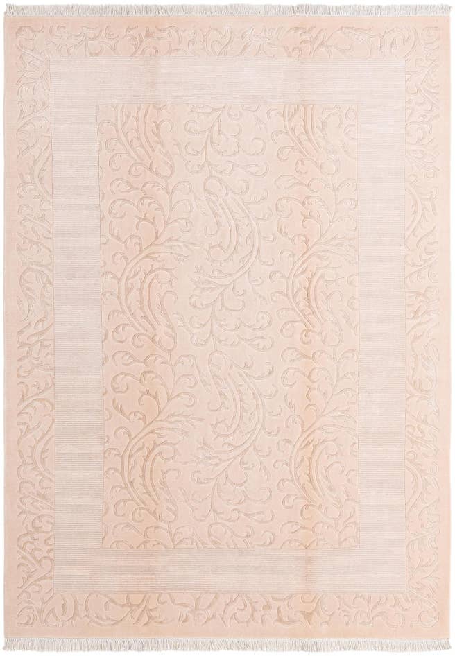 Detail image of 6' 8 x 9' 7 Hand Knotted Darya Wool Rug