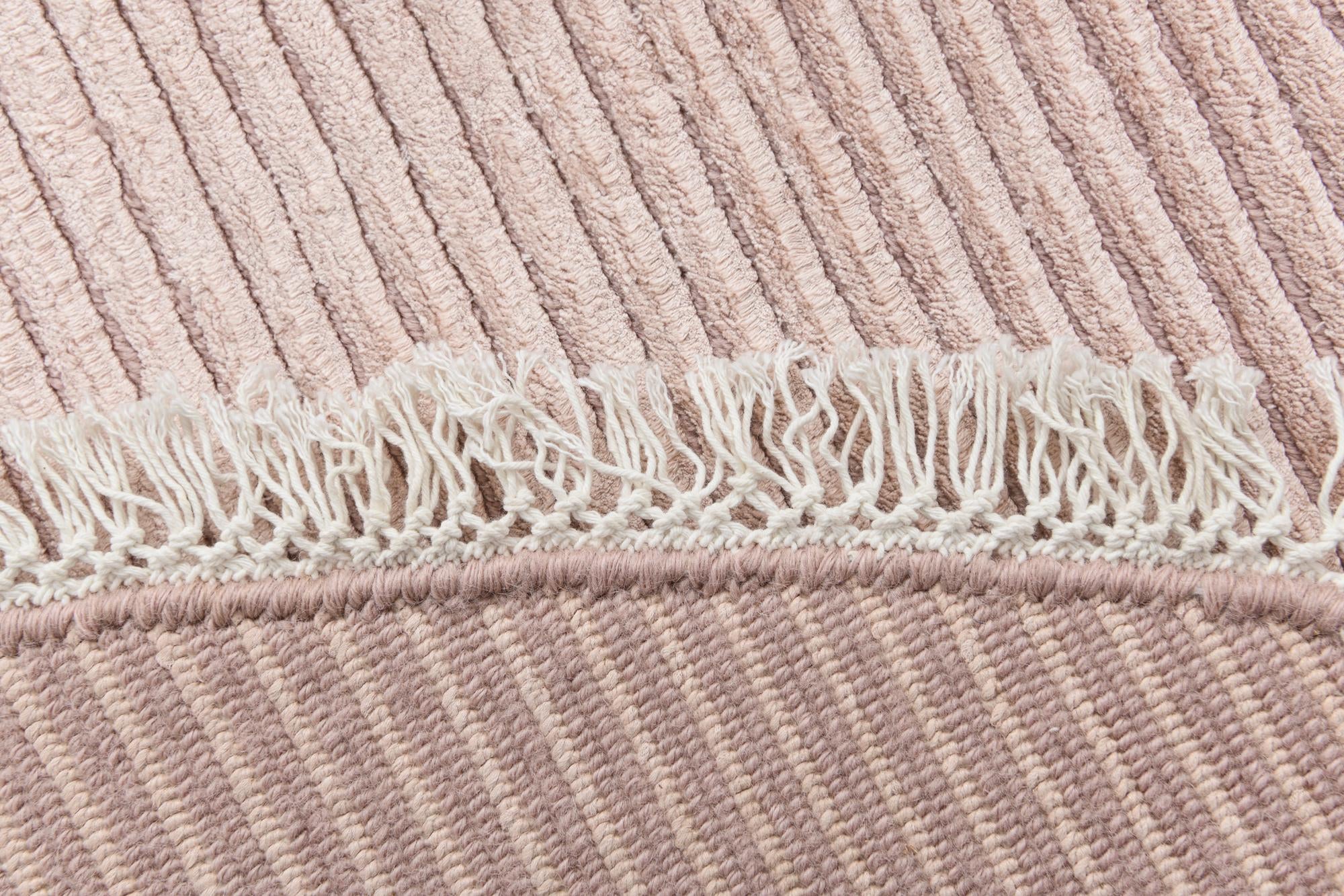 6' 8 x 6' 8 Hand Knotted Darya Wool Round Rug