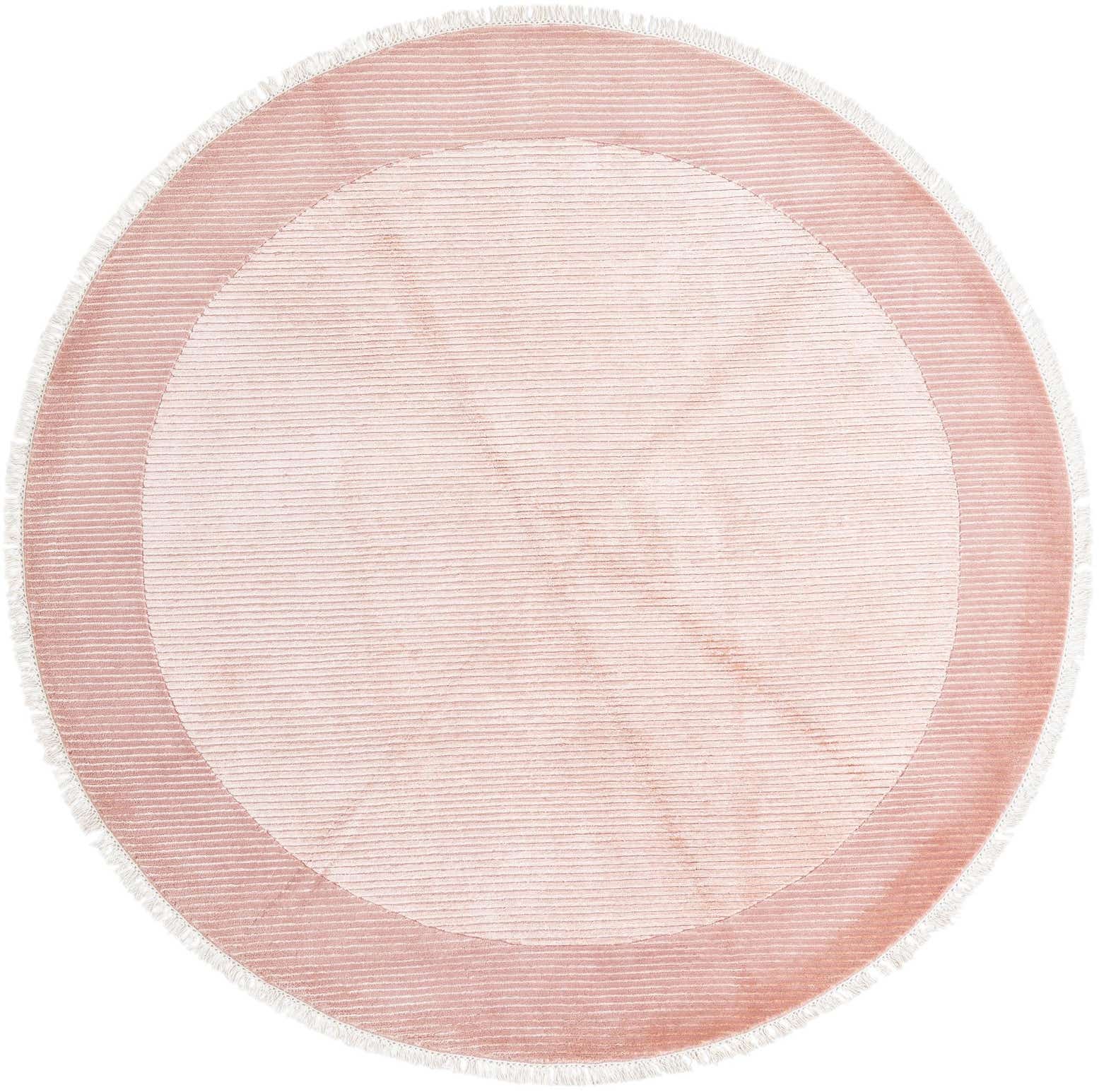 6' 8 x 6' 8 Hand Knotted Darya Wool Round Rug