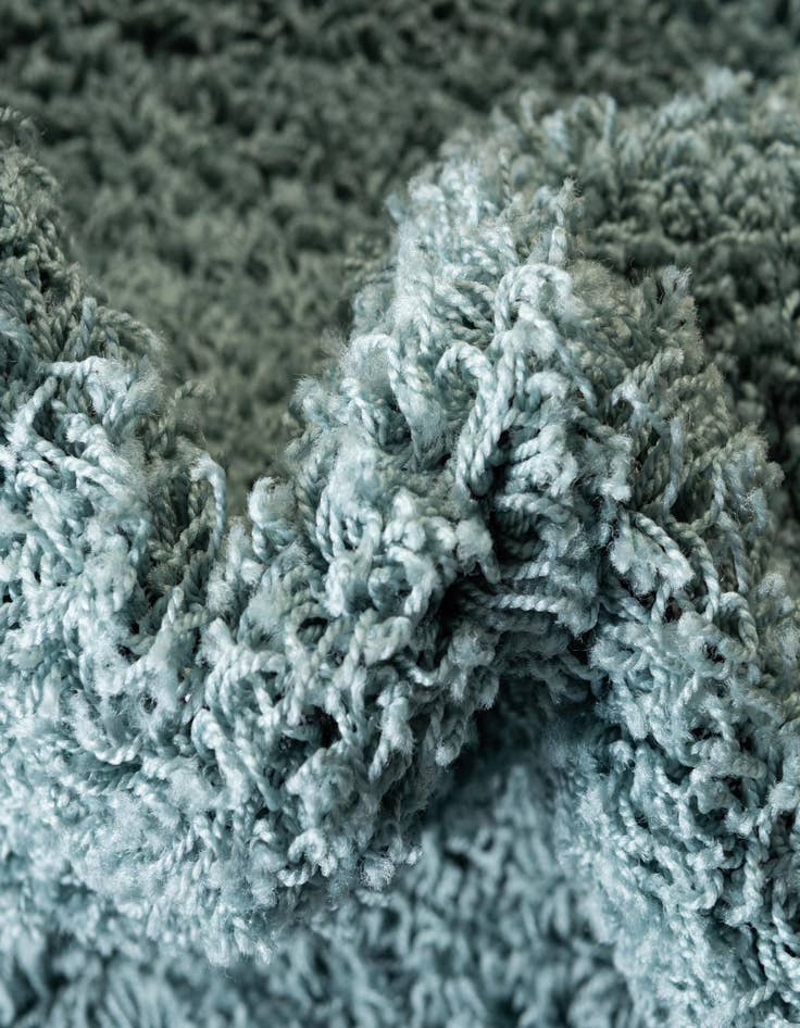 Detail image of 7' 10 x 10' Solid Shag Oval Rug