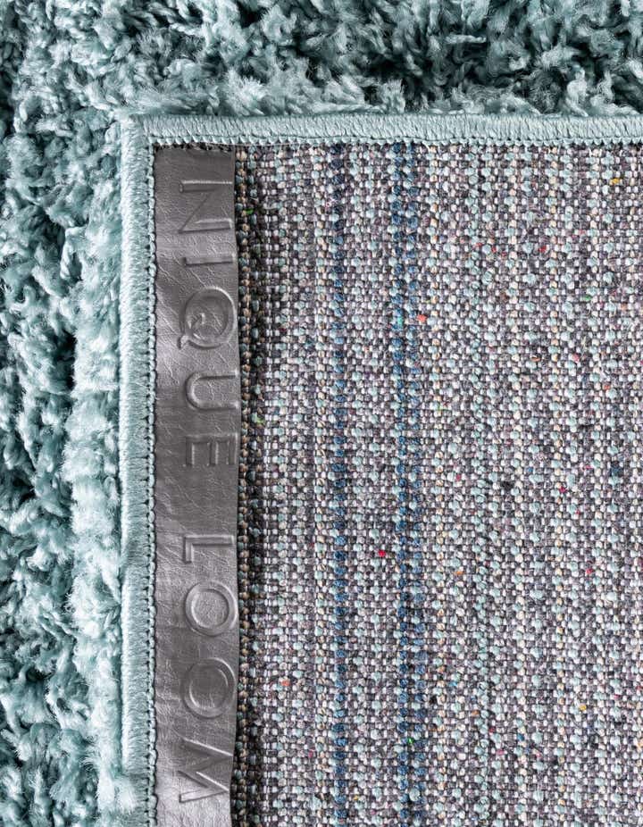 7' x 7' Solid Shag Round Rug