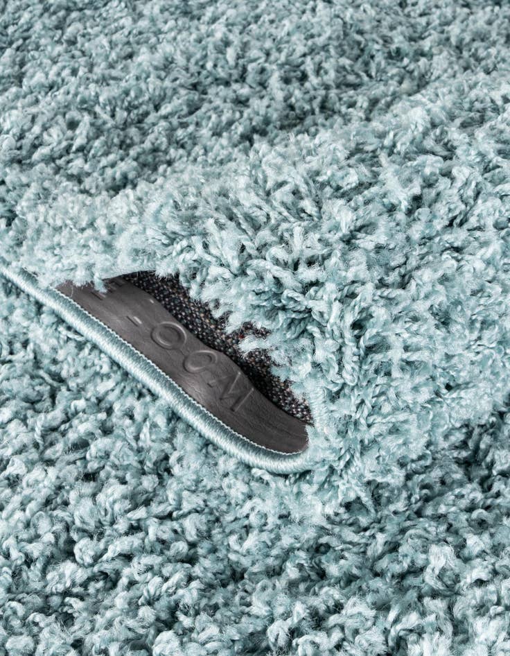 Detail image of 7' 10 x 7' 10 Solid Shag Round Rug