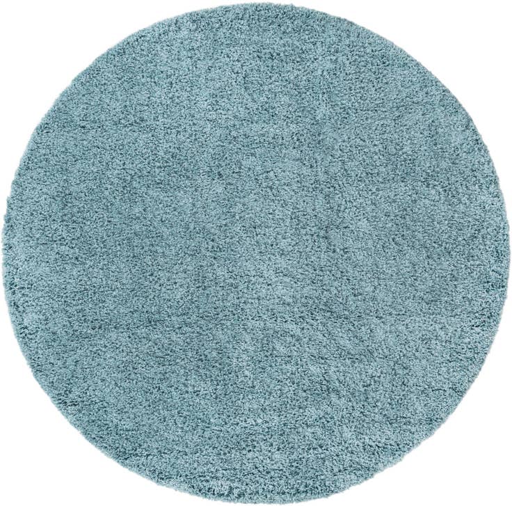 Detail image of 7' x 7' Solid Shag Round Rug