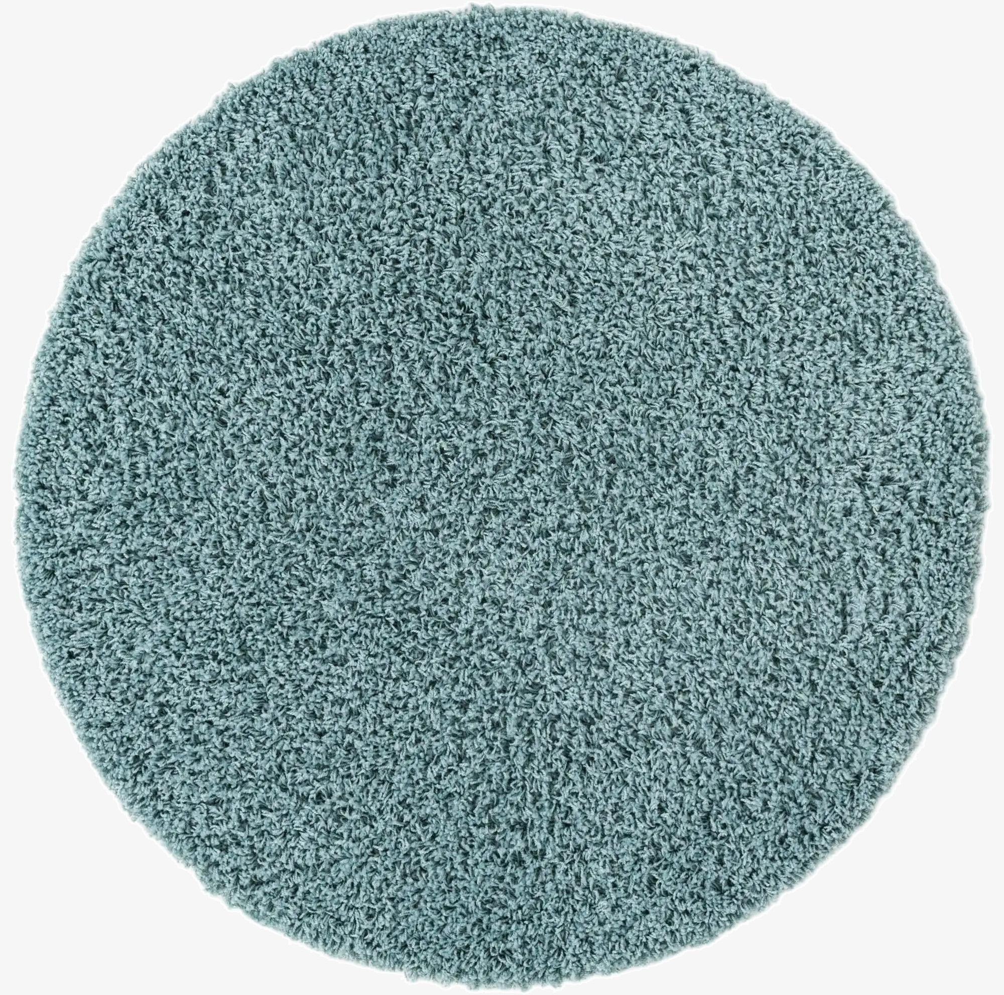 Primary image 7' 10 x 7' 10 Solid Shag Round Rug