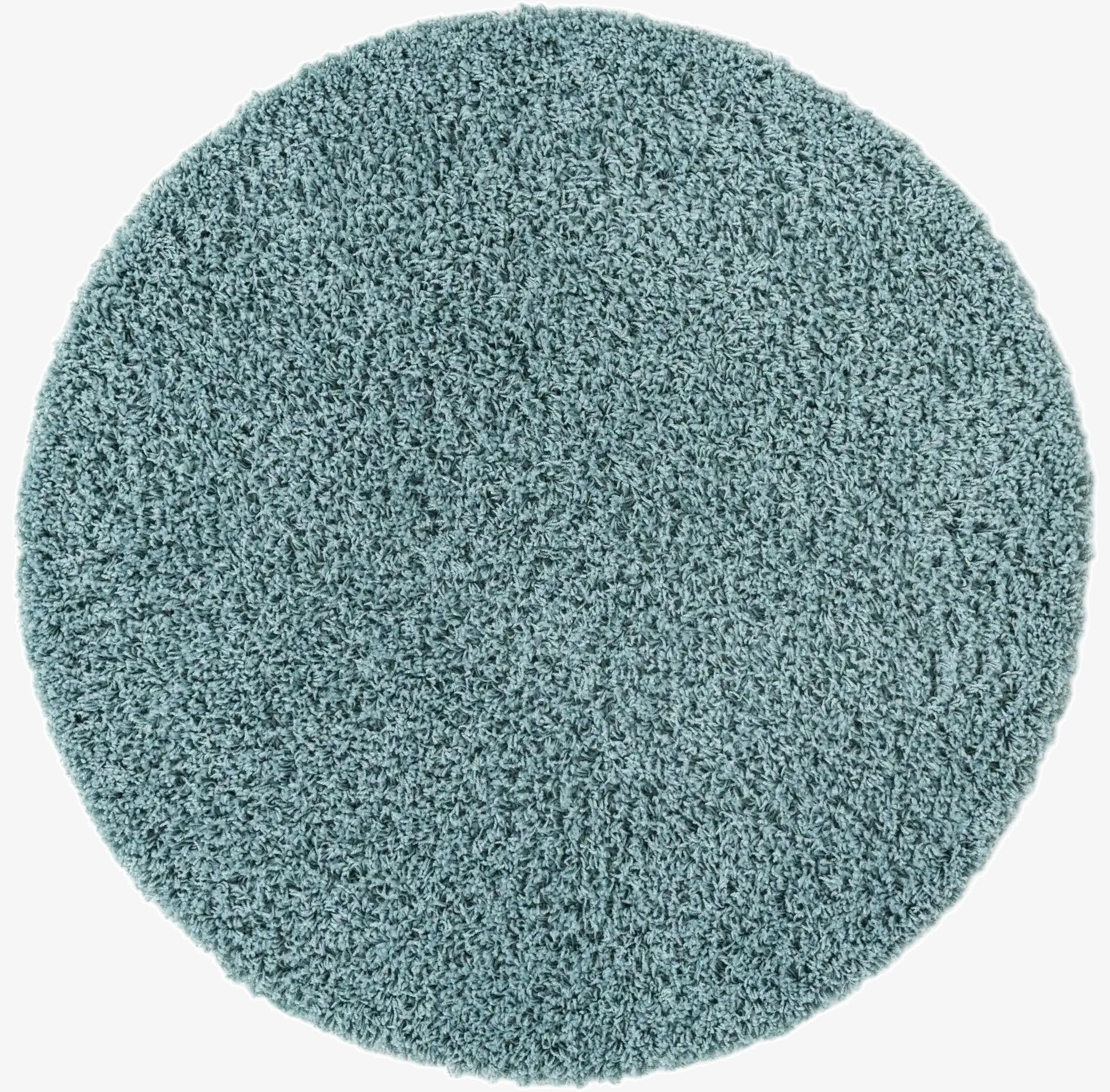 Primary image 4' x 4' Solid Shag Round Rug
