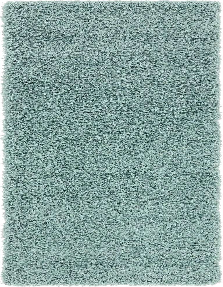2' x 6' Solid Shag Runner Rug