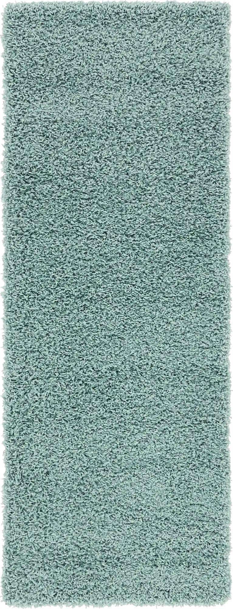 2' x 6' Solid Shag Runner Rug