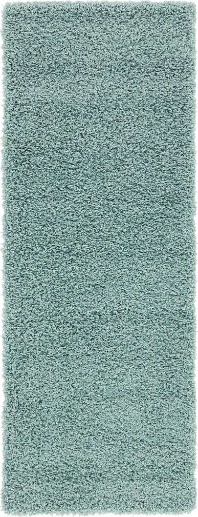 2' x 6' Solid Shag Runner Rug