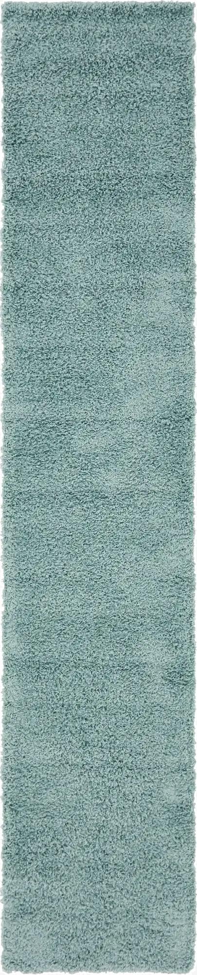 Primary image 2' 7 x 13' Solid Shag Runner Rug