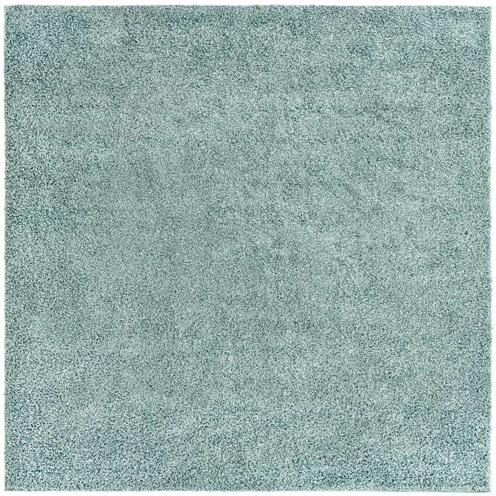9' 10 x 9' 10 Comfort Solid Shag Square Rug
