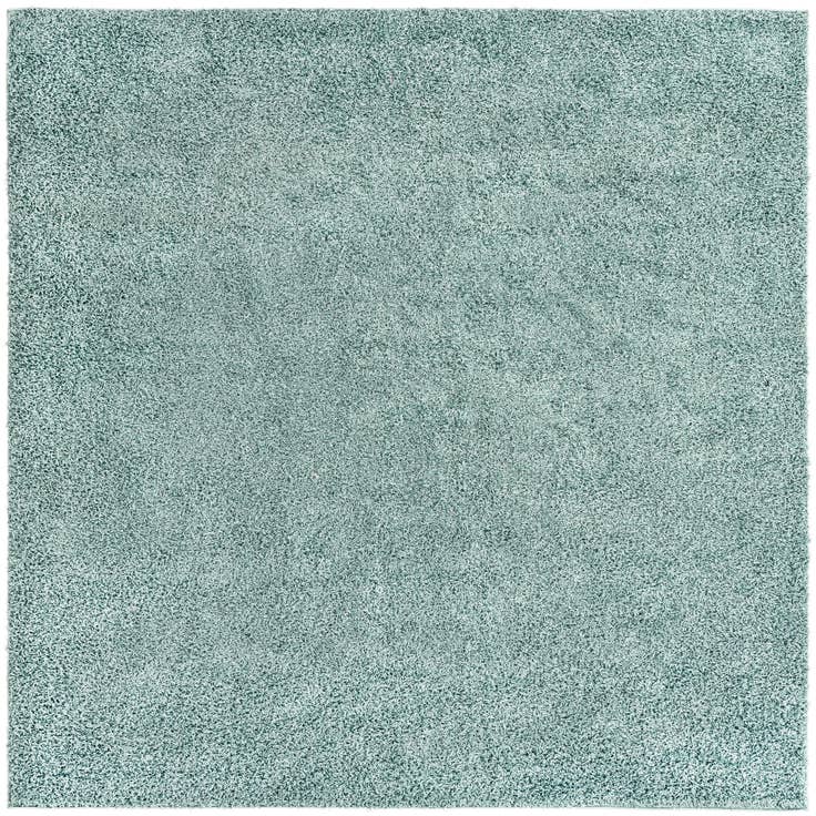 Detail image of 9' 10 x 9' 10 Comfort Solid Shag Square Rug