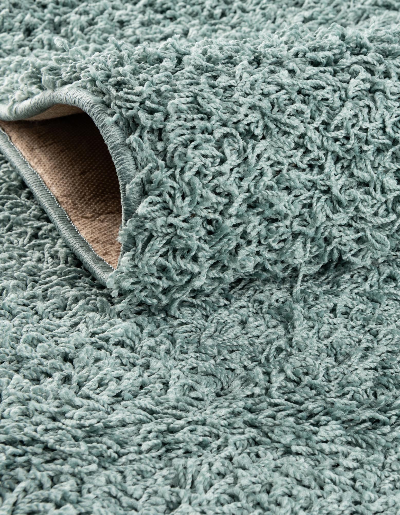9' 10 x 9' 10 Comfort Solid Shag Square Rug