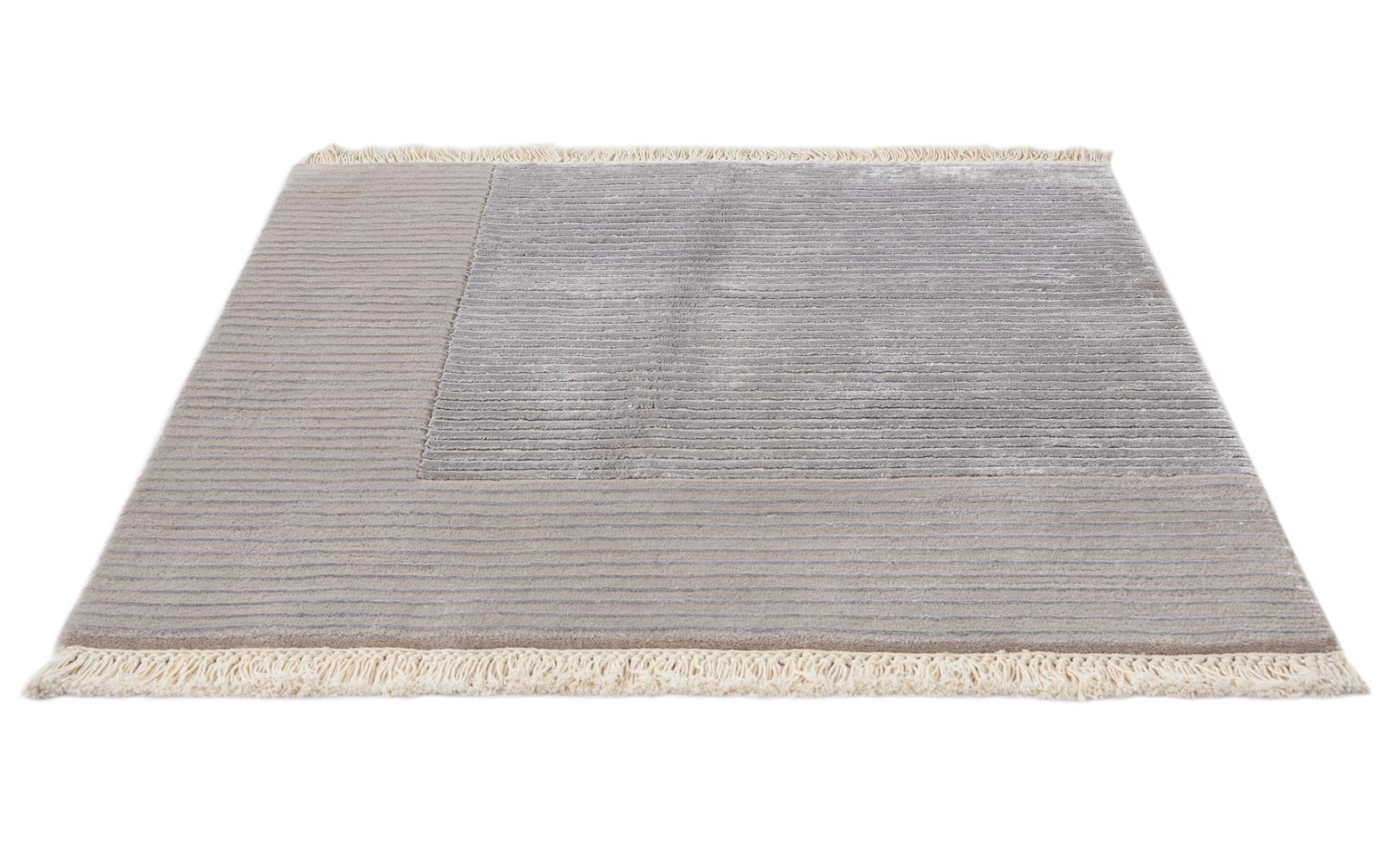 2' 7 x 2' 7 Hand Knotted Darya Wool Square Rug