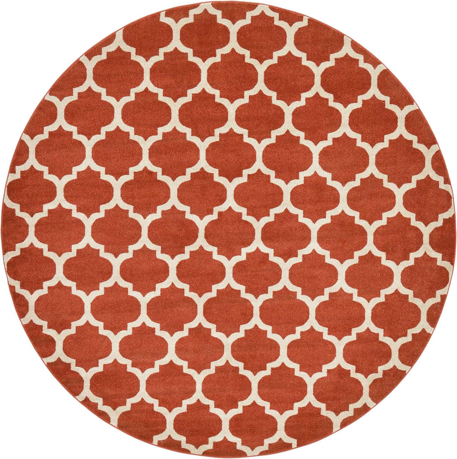 8' x 8' Lattice Round Rug