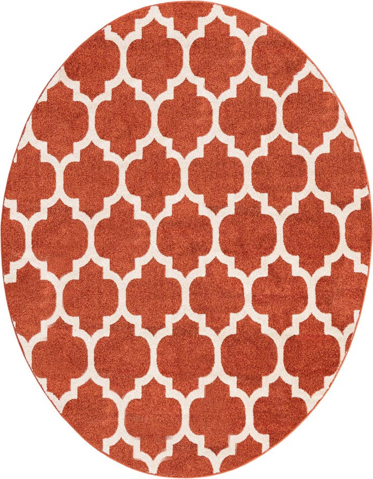 Detail image of 6' x 6' Lattice Round Rug
