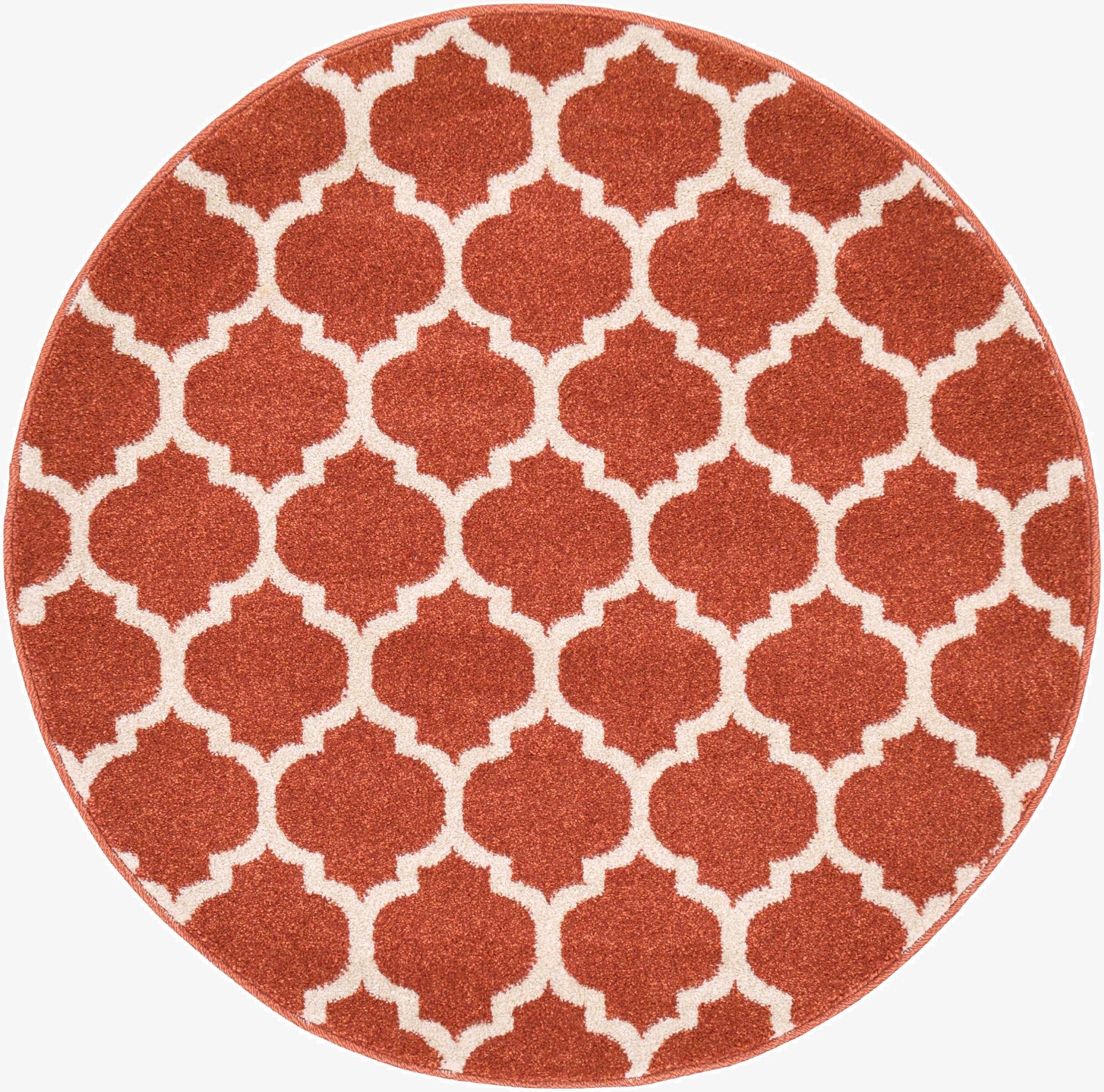 3' 3 x 3' 3 Trellis Round Rug