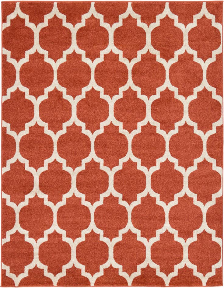 Detail image of 6' x 6' Lattice Square Rug