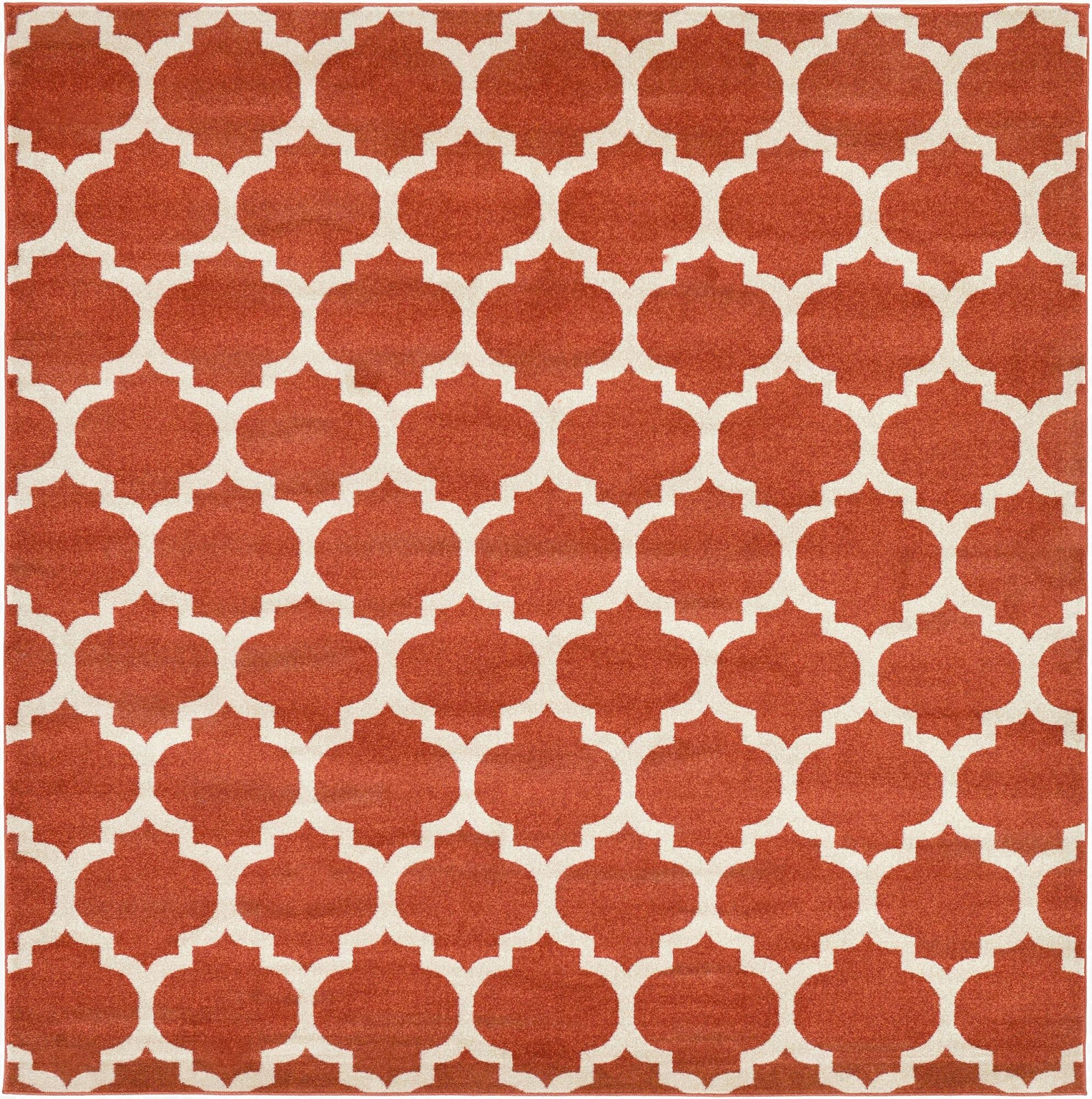 8' x 8' Trellis Square Rug