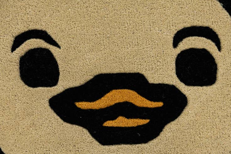 Detail image of 1' 10 x 3' Playtime Kids Wool Rug