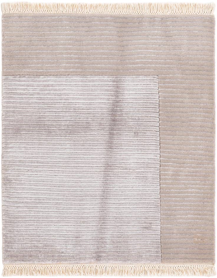 Detail image of 2' 7 x 2' 7 Hand Knotted Darya Wool Square Rug