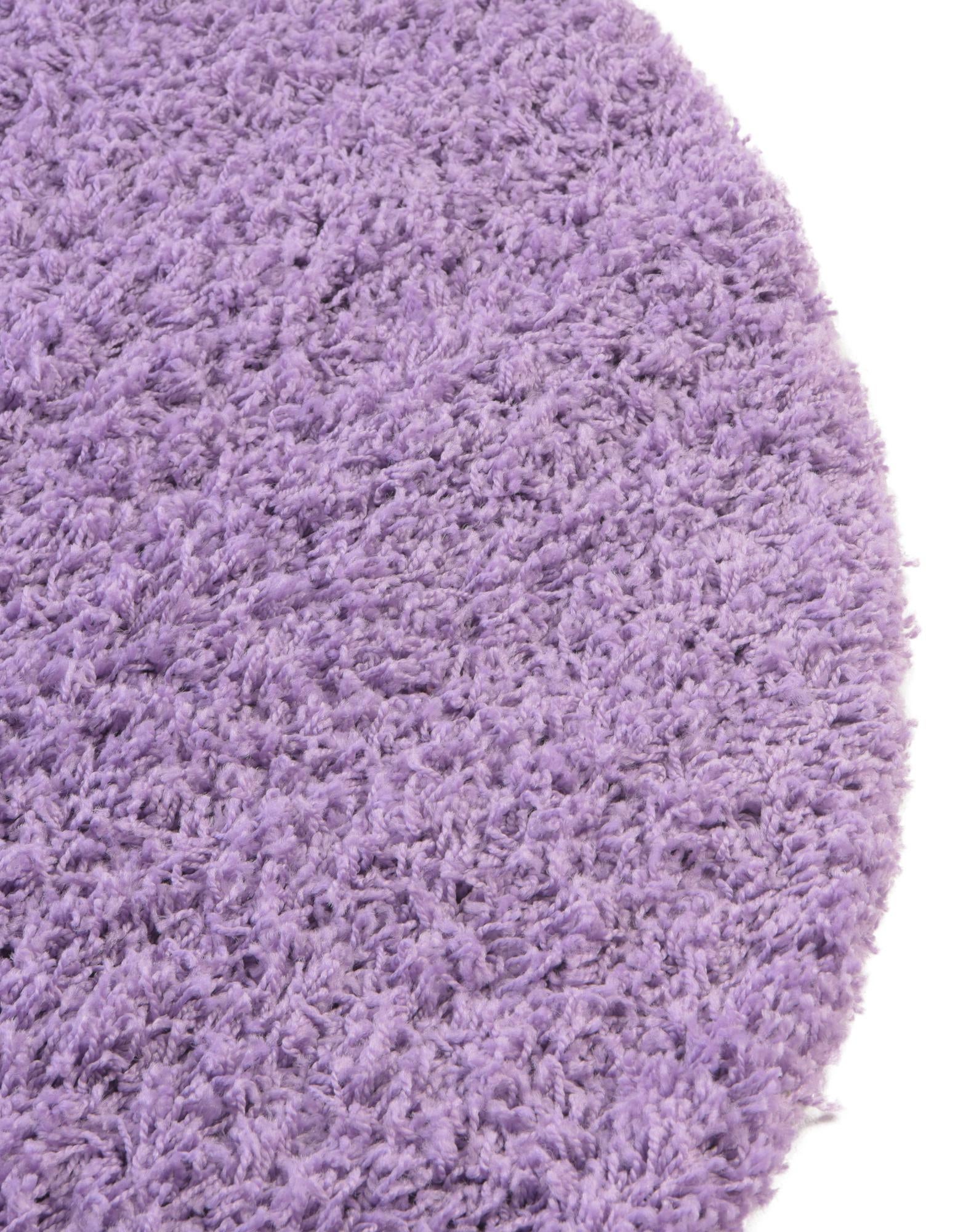 3' x 5' 3 Solid Shag Oval Rug