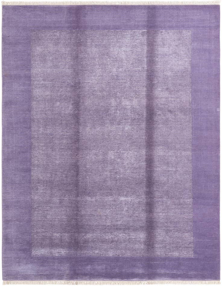 Detail image of 6' 9 x 9' 9 Hand Knotted Darya Wool Rug