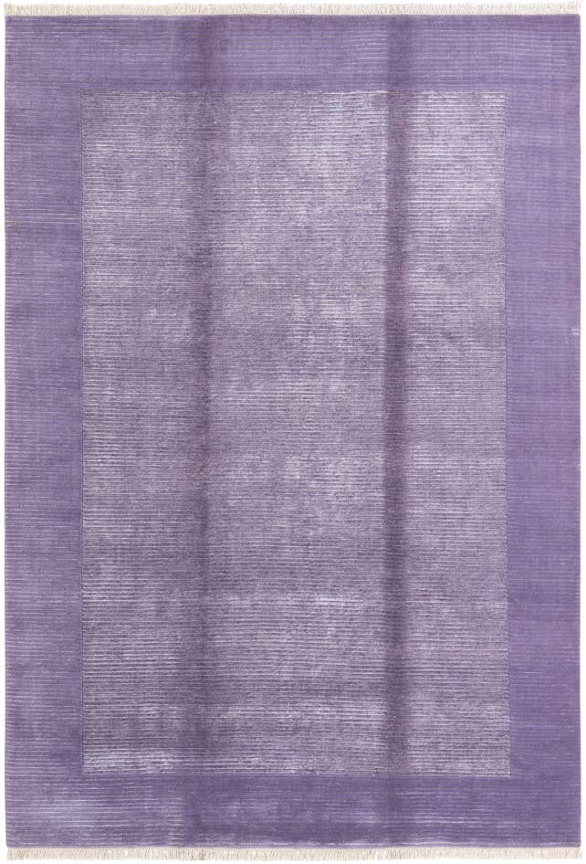 Detail image of 6' 9 x 9' 9 Hand Knotted Darya Wool Rug