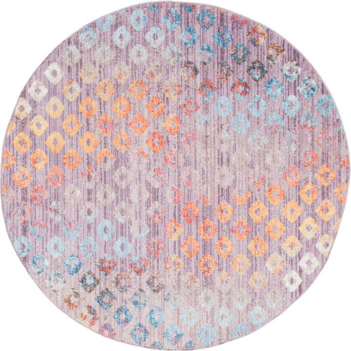 6' x 6' Andromeda Round Rug