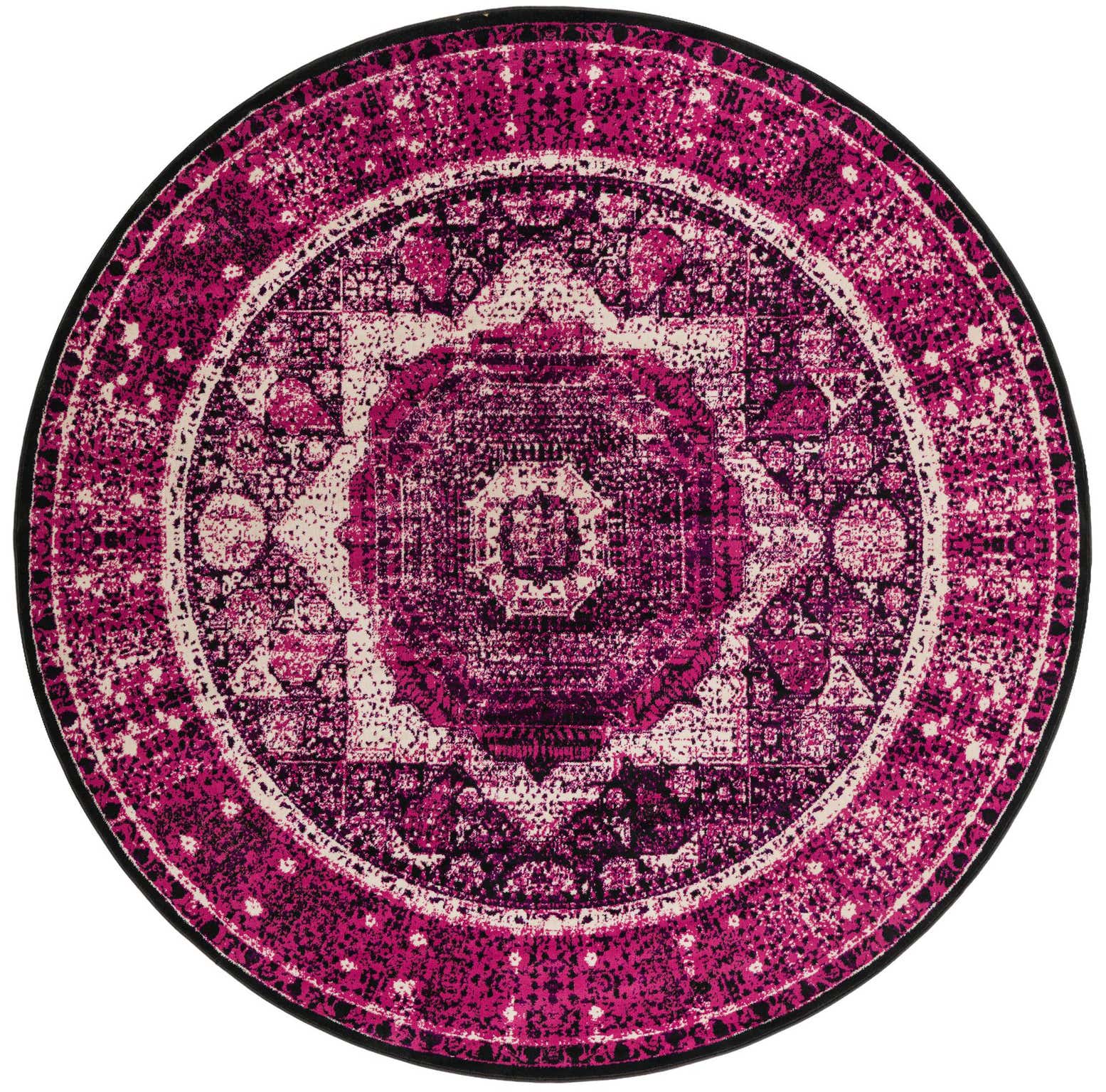 7' 10 x 7' 10 Ankara Round Rug