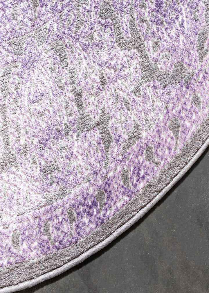 8' x 8' Modern Classical Round Rug