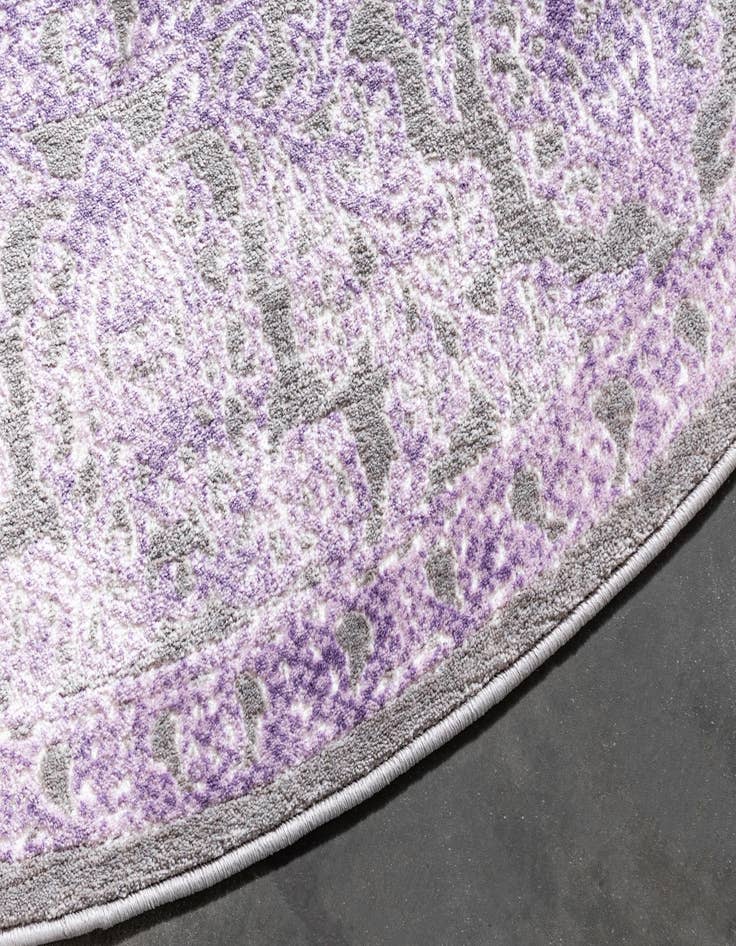 Detail image of 8' x 8' Modern Classical Round Rug