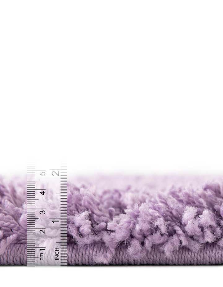 7' x 7' Solid Shag Round Rug