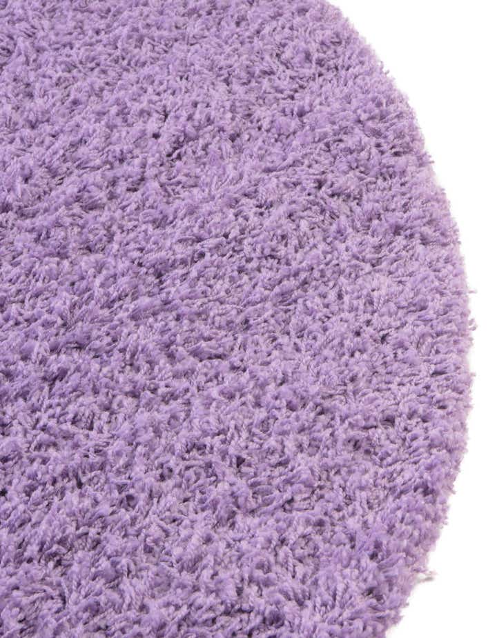 7' x 7' Solid Shag Round Rug