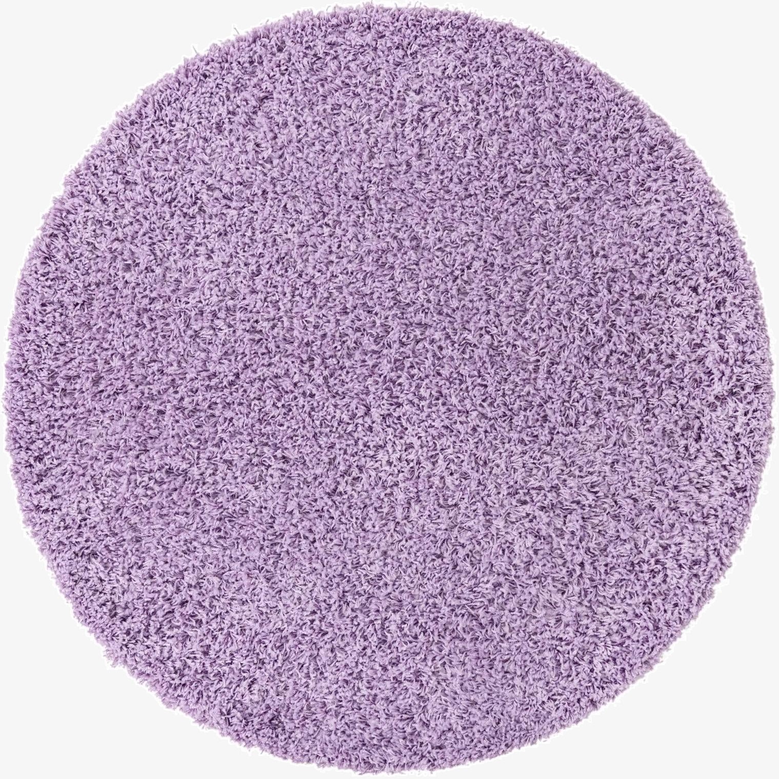 Primary image 3' x 3' Solid Shag Round Rug