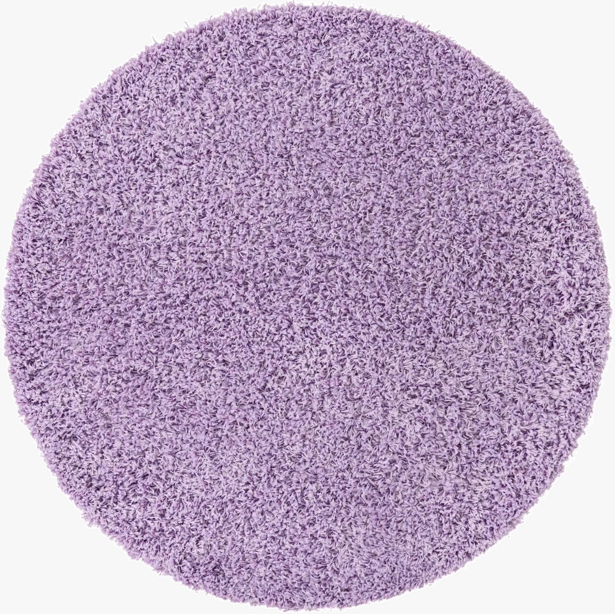 Primary image 6' x 6' Solid Shag Round Rug