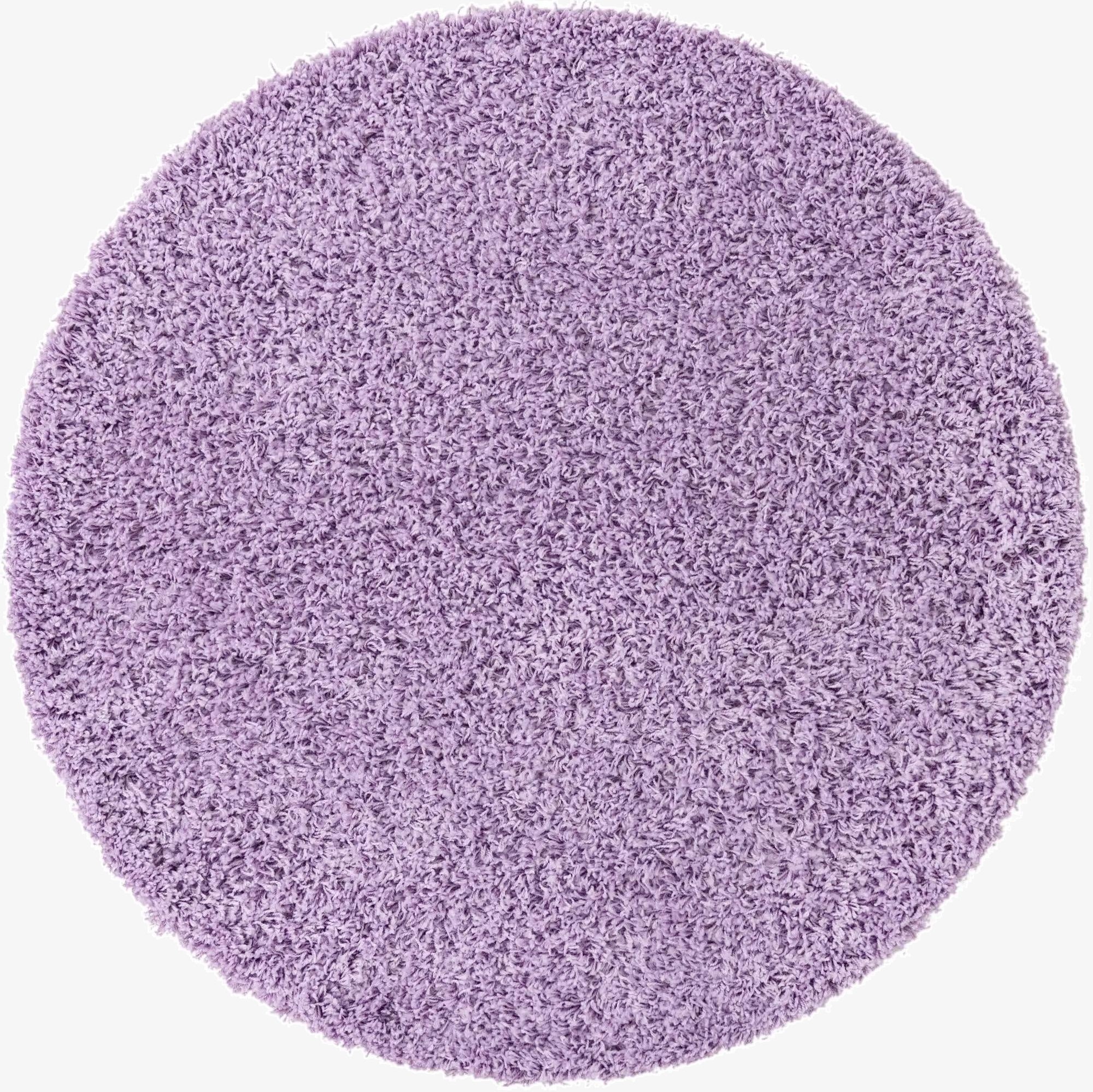 Primary image 5' 3 x 5' 3 Solid Shag Round Rug