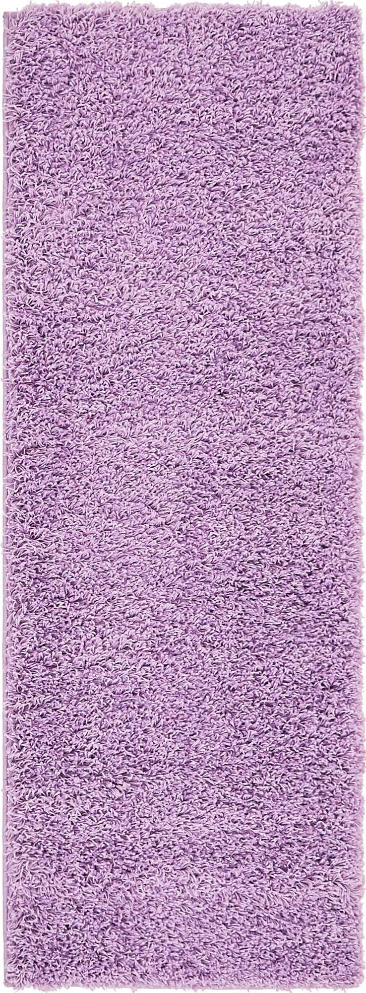 2' x 6' Solid Shag Runner Rug