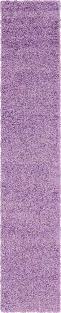 2' 7 x 13' Solid Shag Runner Rug