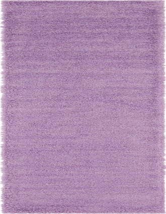 Detail image of 2' 7 x 16' 5 Solid Shag Runner Rug