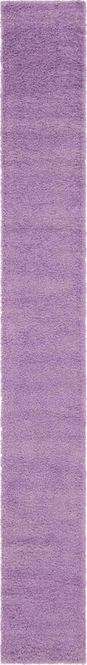 Detail image of 2' 7 x 19' 8 Solid Shag Runner Rug